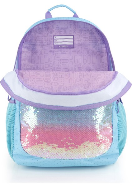 Okul Sırt Çantası Fantasy Orijinal 2 Bölmeli Kız Çocuk İlkokul ve Ortaokul Çantası Dayanıklı 23L Mavi Pullu fırsatları