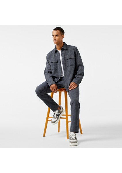 Erkek Gri Regular Fit Gömlek W47426T.00E modelleri