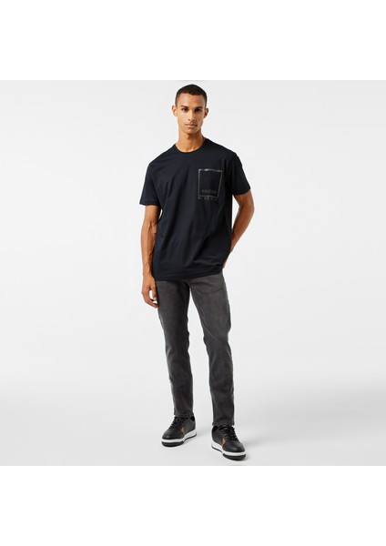 Erkek Siyah Kısa Kollu Regular Fit T-Shirt V47001T.0TB modelleri