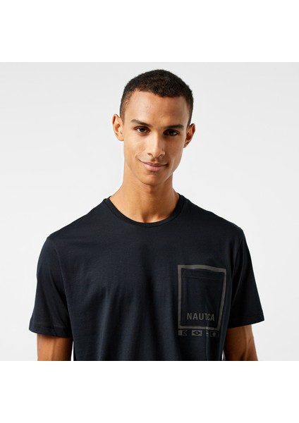 Erkek Siyah Kısa Kollu Regular Fit T-Shirt V47001T.0TB fırsatları