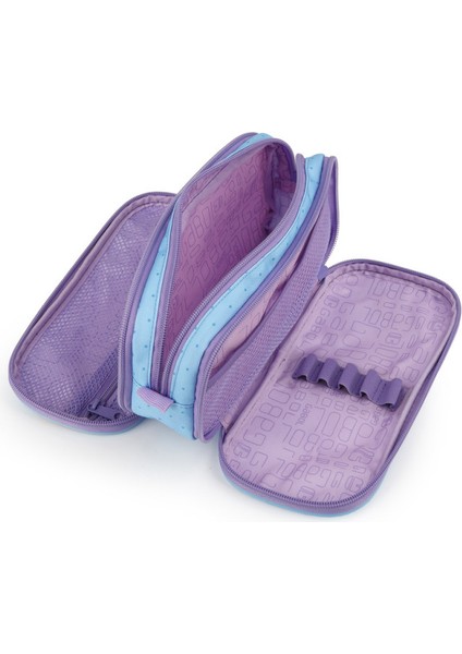 Kalem Çantası Fantasy Üç Gözlü Mavi Mor Okul Kalemlik Unisex fırsatları