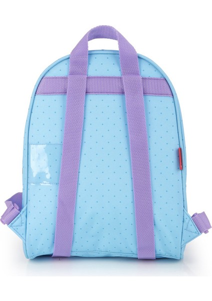 Anaokulu Sırt Çantası Fantasy Orijinal Kız Çocuk Çift Bölmeli Dayanıklı, Su Geçirmez Mini Çanta 7 Litre Mavi Pullu modelleri