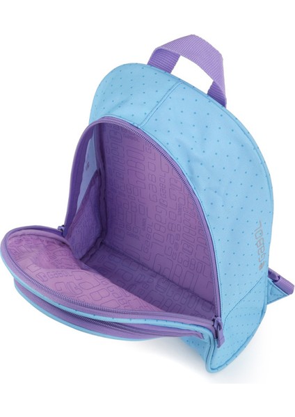 Anaokulu Sırt Çantası Fantasy Orijinal Kız Çocuk Çift Bölmeli Dayanıklı, Su Geçirmez Mini Çanta 7 Litre Mavi Pullu fırsatları