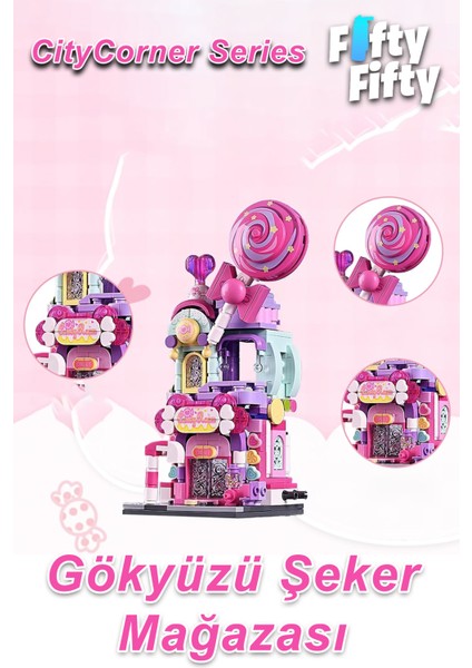 Keeppley City Corner/şehir Köşesi Serisi Gökyüzü Şeker Mağazası (358 Parça) Oyuncak Yapım Seti 28012 indirimleri