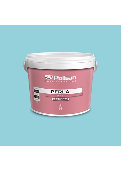 4390 - Salda Mavisi - Cİ-7424 2,5 Litre Perla Mat Silikonlu Iç Cephe Boyası (28800011000)