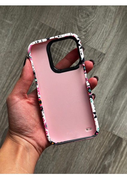 iPhone 14 Pro Uyumlu 360 Ön Arka Full Korumalı Desenli Kılıf