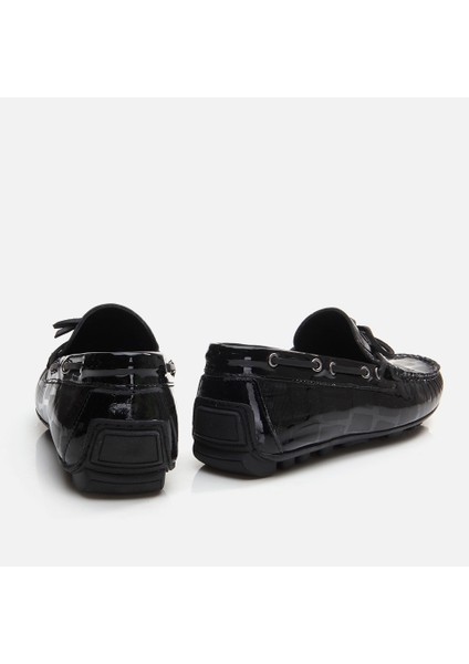 Hakiki Deri Siyah Erkek Loafer