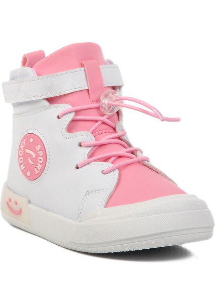Walkway Beyaz-Pudra Unisex Bilek Boy Çocuk Sneaker Rocky 17-B modelleri