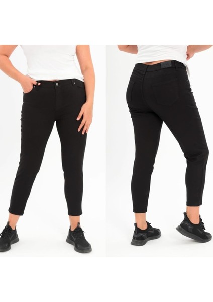 Kadın Büyük Beden Jeans Pantalon Likralı Esnek fırsatları