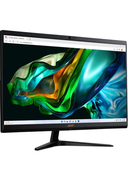 Aspire C24-1800 Intel Core I5 1335U 40GB 256GB SSD Windows 11 Home 23.8" Fullhd LED 250NITS All In One Bilgisayar DQBKMEM006H16 + Zetta Flash Bellek