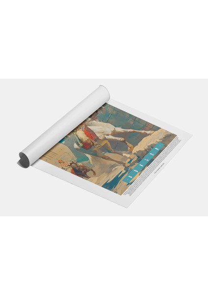 Atlı Şovalye Duvar Dekor Tablo, Modern Ofis Poster fiyatları