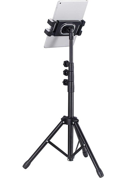 145 cm Yükseklik Ayarlı Monopod Tripod 4.7" - 12.9" Inc Uyumlu Tablet Tutucu