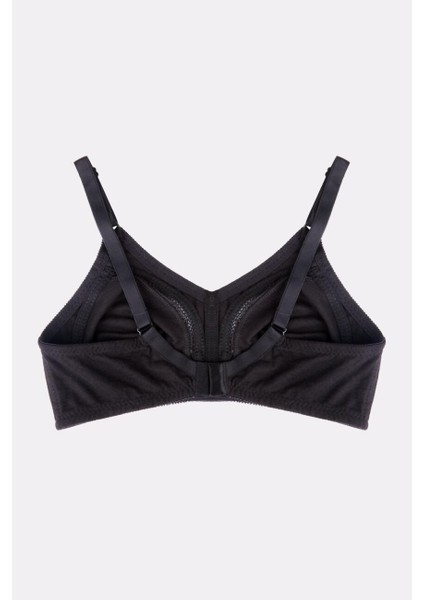 3662 Siyah Toparlayıcı Penye Sütyen