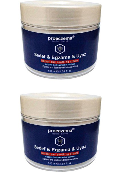 Proeczema Krem 100ml - Sedef Ve Egzmaya Çözüm - 2 Adet