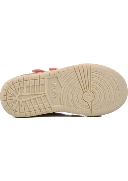 Walkway Pudra Unisex Cırtlı Çocuk Sneaker Rocky 34-P
