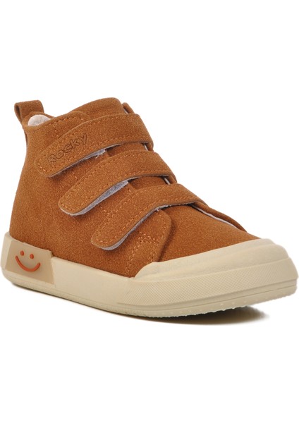 Walkway Taba Unisex Cırtlı Çocuk Sneaker Rocky 34-P