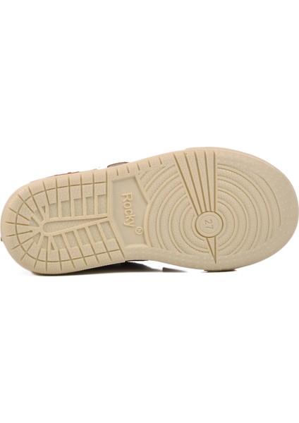 Walkway Taba Unisex Cırtlı Çocuk Sneaker Rocky 34-P