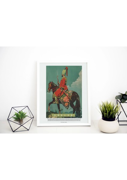 Atlı Şovalye Duvar Dekor Tablo, Modern Ofis Dekor Poster
