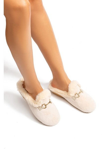 Belinda Kadın Ev Terliği Bej 36/41 EE0031