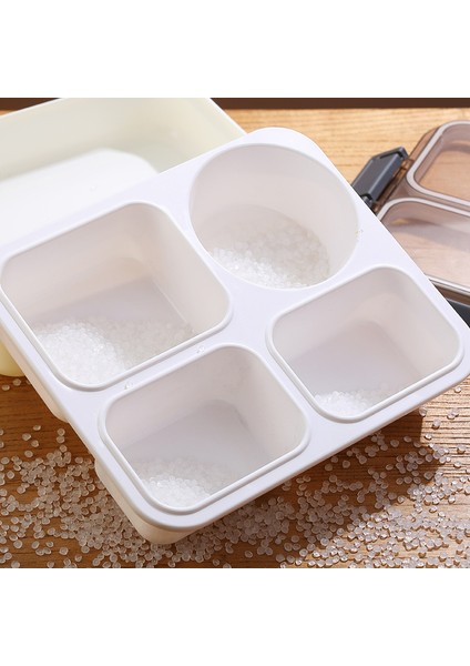 Ayı Dört Bölmeli Plastik Öğle Yemeği Kutusu (Yurt Dışından)