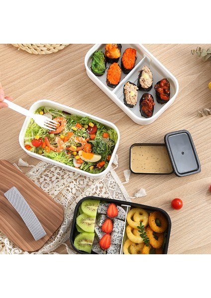 Ahşap Tahıl Çift Katmanlı Plastik Yemek Kabı (Yurt Dışından)