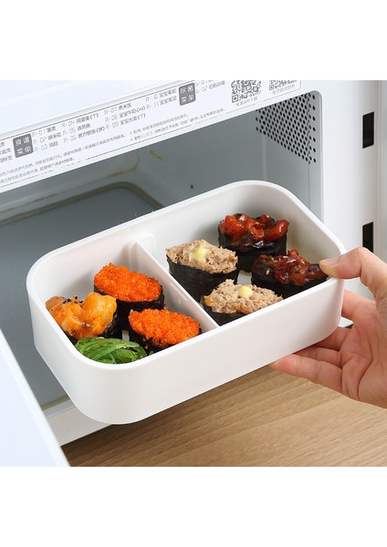 Ahşap Tahıl Çift Katmanlı Plastik Yemek Kabı (Yurt Dışından)