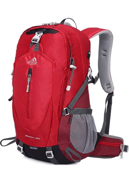 Outdoor Kamp ve Yürüyüş Sırt Çantası (38 Litre Kapasiteli) Kırmızı 9674