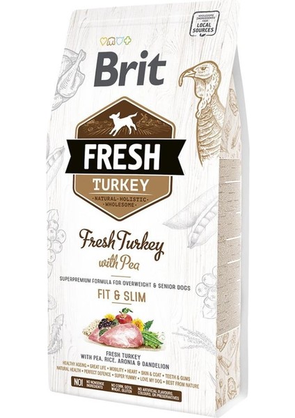 Brit Fresh Hindili ve Bezelyeli Yetişkin Köpek Maması 12 kg - Petshopundan