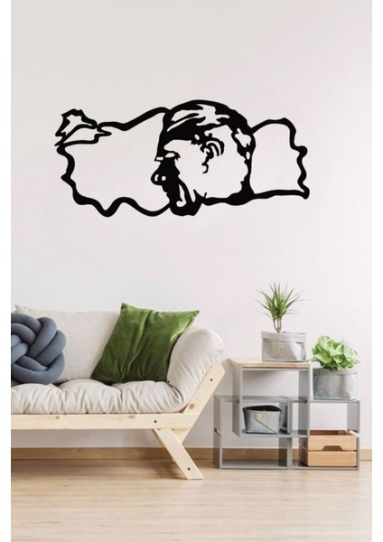 Atatürk Profilli Türkiye Haritası Dekoratif Metal Duvar Tablosu fiyatları