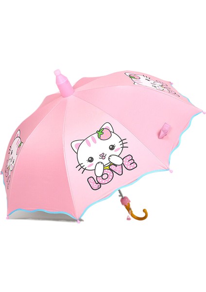 Large Cartoon Cat Children's Umbrella (Yurt Dışından)