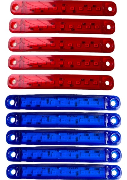 Uzaktan Kumandalı 9 Ledli 10 Adet Parmak Led Kırmızı Mavi fiyatları