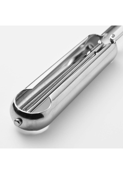 2'li Set Metal Soyacak Sapan ve Düz Soyma Bıçağı Ikea Patates Soyacağı