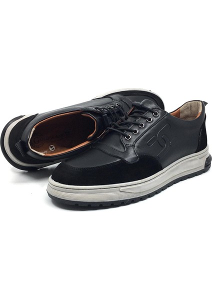 Goldbrand Deri Erkek Kışlık Rahat Günlük Casual Akıllı Bağcıklı Spor Ayakkabı 40-44 fırsatları