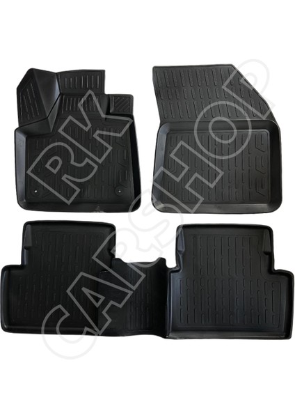 Peugeot 5008 2017 ve Üstü Araca Özel Havuzlu 3D Paspas