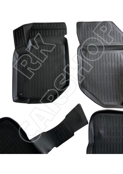 Peugeot 208 2021 ve Üstü Araca Özel Havuzlu 3D Paspas