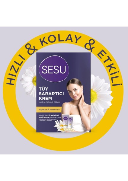 Tüy Sarartıcı Krem 35 gr + 18 gr