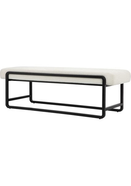 siyah ayaklı / beyaz Bench Puf modelleri
