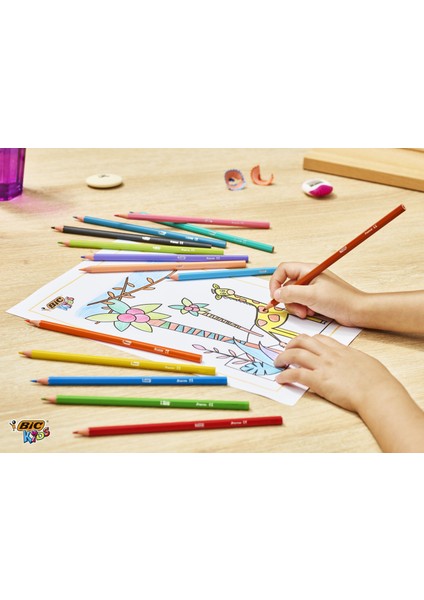 Kids Evolution Kuru Boya Kalemi 24+1'li Metal Tüp