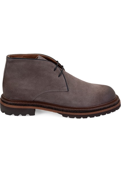 Callien Gri Erkek Bağcıklı Deri Bot fiyatları