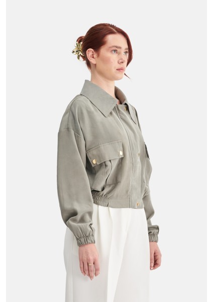 Kadın Geniş Yaka Modal Karışımlı Ceket fırsatları