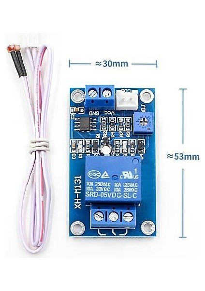 Devre Dünyası XH-M131 Ldr Işık Kontrollü Gece-Gündüz Algılayıcı Röle Modülü Dc 5V