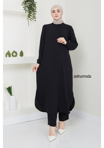 Sena Ayrobin Fermuarlı Ikili Takım Siyah