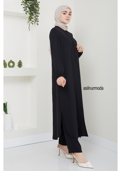 Sena Ayrobin Fermuarlı Ikili Takım Siyah modelleri