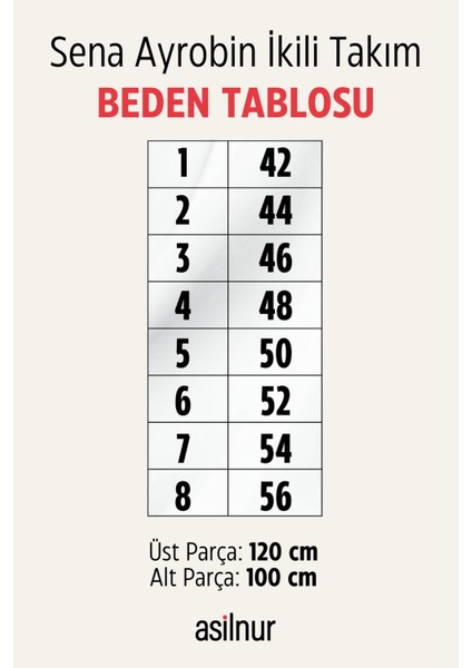 Sena Ayrobin Fermuarlı Ikili Takım Kahverengi