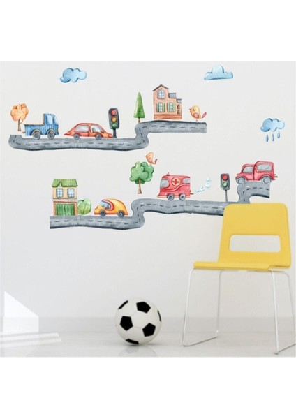 Trafik Set Çocuk Odası Duvar Sticker