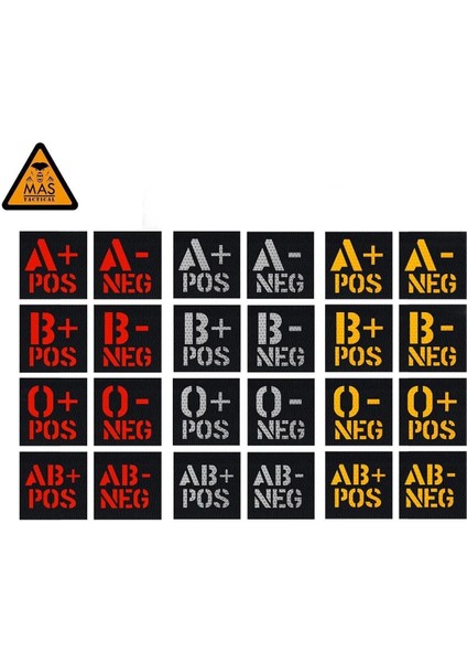 Mas Tactical Patch Reflektörlü 50X50 Kan Grubu