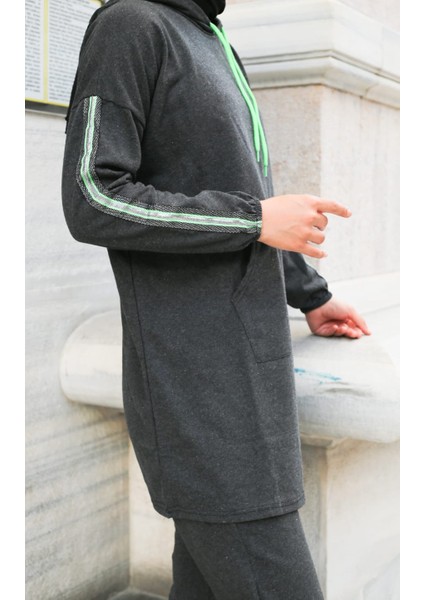 Oversize Model Tesettür Eşofman Takımı