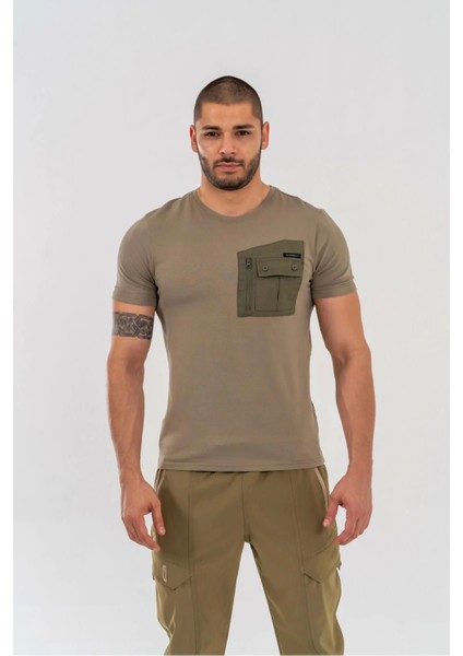 Combat Tshirt Yazlık Cepli Model - 811