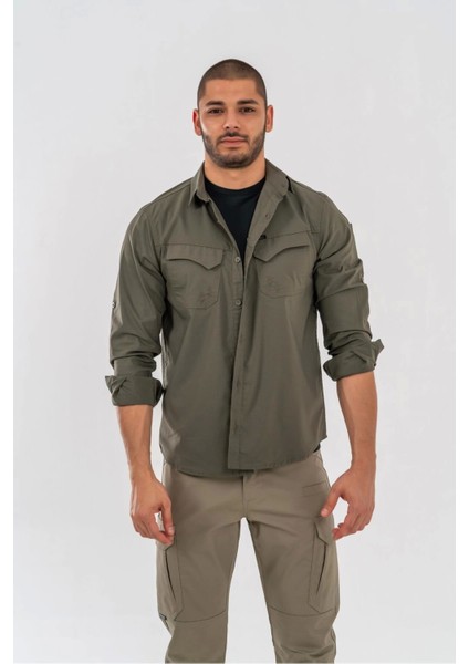 Combat Tactical Koruma Gömlek Haki - 428