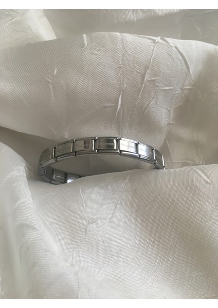 316 L Çelik Kararmaz Silver Renk Italyan Charm Bileklik 18 cm fiyatları